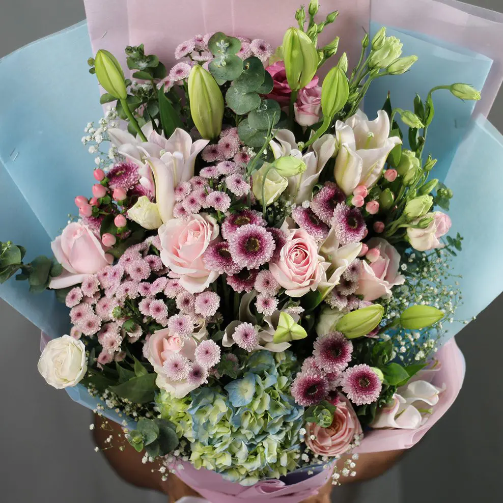Decorative Mixed Flower Bouquet — fresh flowers in Kolkata