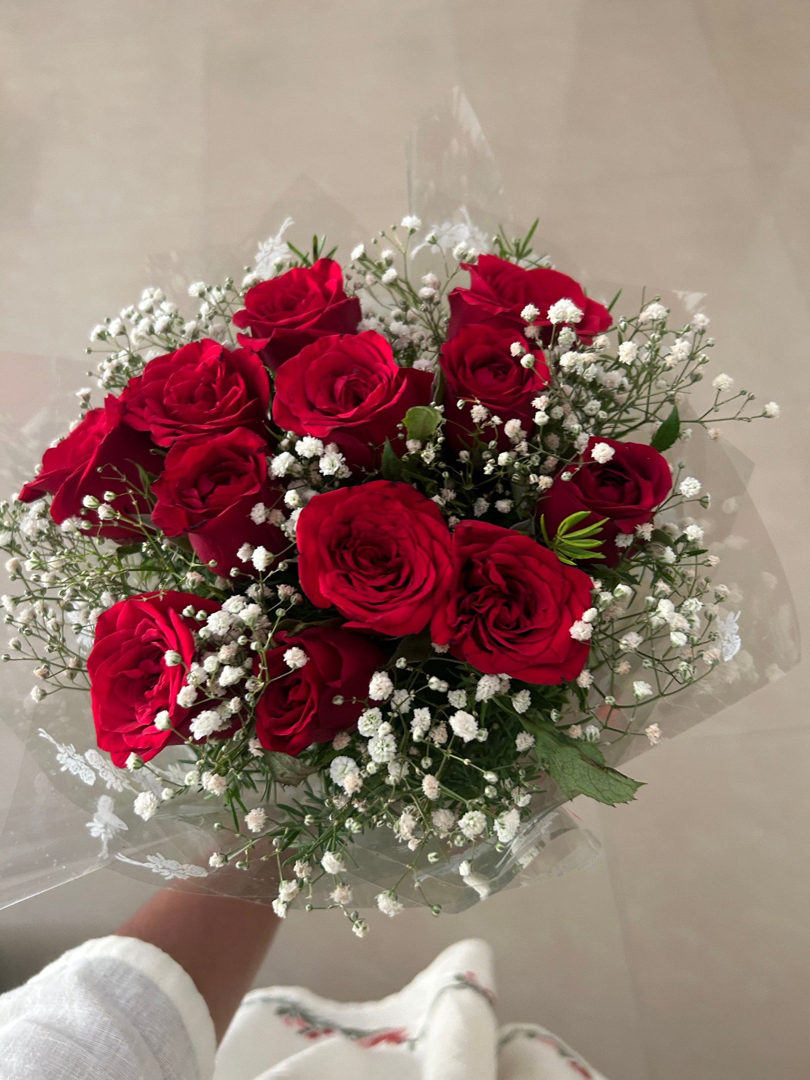 Gypsophila (Baby's Breath) Bouquet — fresh flower supply Kolkata