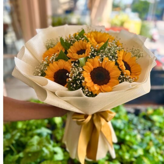 Sunflower and Gypsy  Bouquet — fresh flowers in Kolkata